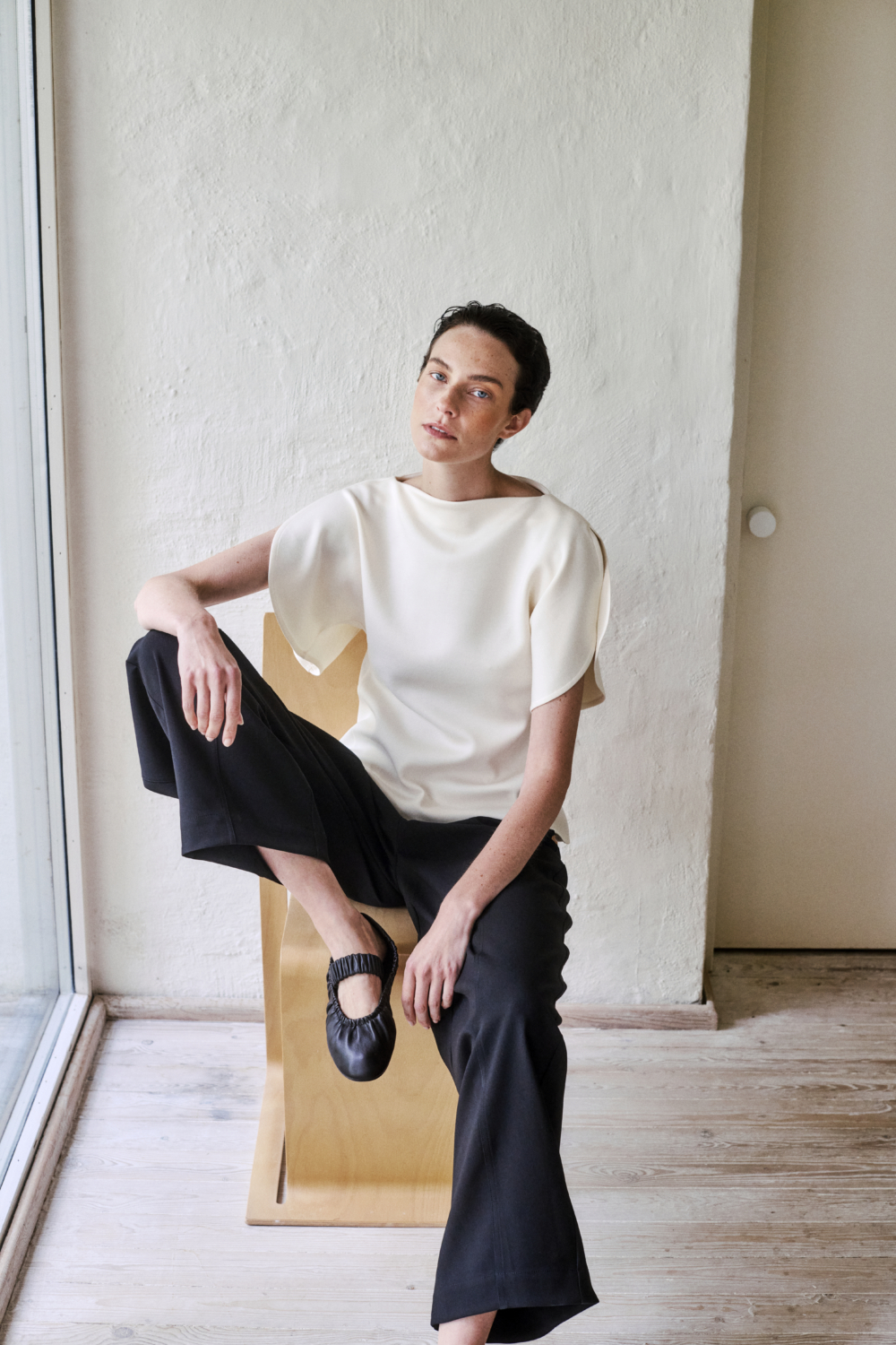 Merk Soaked - Leren pantalon RubyAtelier door Wonderground fashionlabels